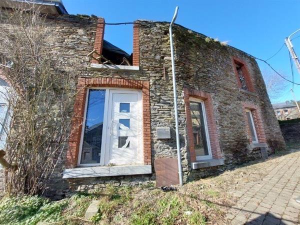 Grote foto nafraiture semois grond met stenen ru ne huizen en kamers grondkavels