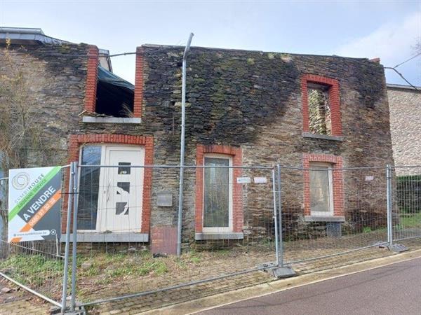 Grote foto nafraiture semois grond met stenen ru ne huizen en kamers grondkavels
