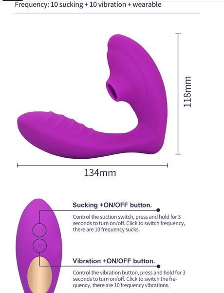 Grote foto twee in een sucking vibration vibrator erotiek siliconen vibrators