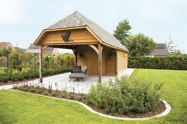 Grote foto landelijk tuinhuis croft in diverse maten tuin en terras tuinhuisjes en blokhutten