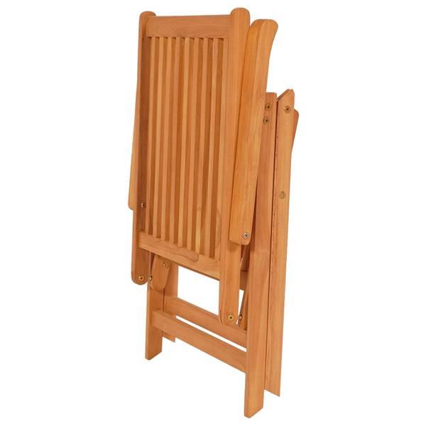 Grote foto vidaxl chaises de jardin 6 pcs avec coussins cr me bois de t tuin en terras tuinmeubelen