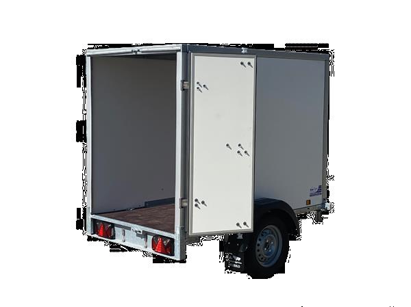 Grote foto power trailer ps gesloten200 x 100 x 125 750 kgongeremd ges auto diversen aanhangers