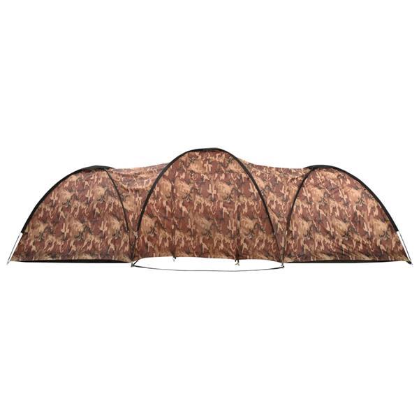 Grote foto vidaxl tente igloo de camping 650x240x190 cm 8 personnes cam caravans en kamperen tenten