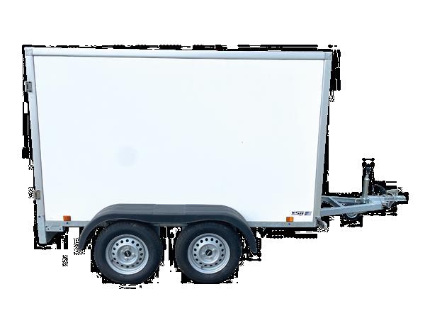 Grote foto power trailer ps gesloten300 x 125 x 180 750 kgongeremd ges auto diversen aanhangers