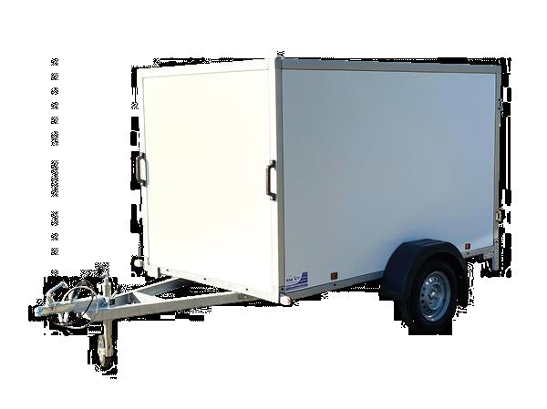 Grote foto power trailer ps gesloten307 x 157 x 150 750 kgongeremd ges auto diversen aanhangers