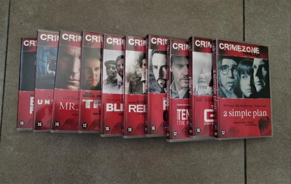 Grote foto nieuwe dvd box crimezone thriller met 10 dvd cd en dvd thrillers en misdaad