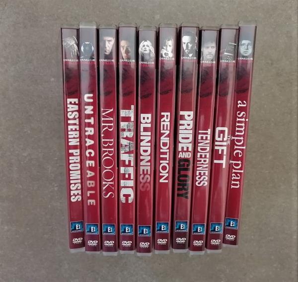 Grote foto nieuwe dvd box crimezone thriller met 10 dvd cd en dvd thrillers en misdaad