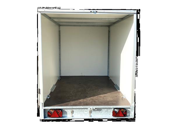Grote foto power trailer ps gesloten257 x 157 x 150 750 kgongeremd ges auto diversen aanhangers