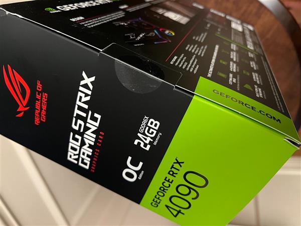 Grote foto asus rog strix geforce rtx 4090 oc 24 gb gddr6x computers en software geluidskaarten