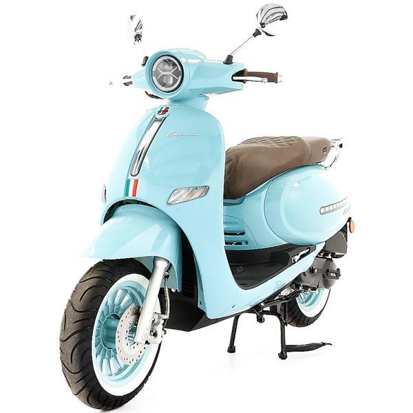 Grote foto gts cappucino azzurro bij central scooters kopen 2398 00 motoren overige merken