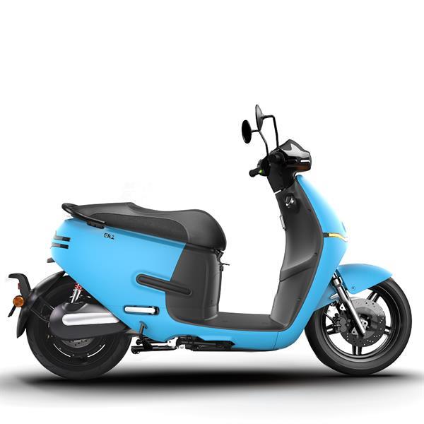 Grote foto horwin ek1 36ah elektrische scooter blauw bij central scoo motoren overige merken