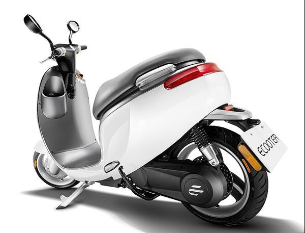 Grote foto ecooter e1s 32ah elektrische scooter wit bij central scoot motoren overige merken