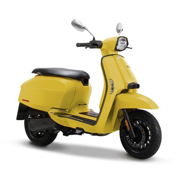 Grote foto lambretta v50 special flex geel bij central scooters kopen motoren overige merken