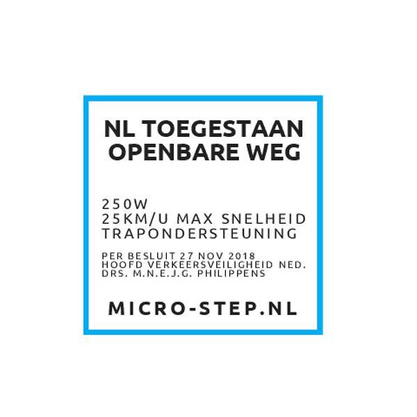 Grote foto micro m1 colibri nl e step zwart bij central scooters kop fietsen en brommers steppen