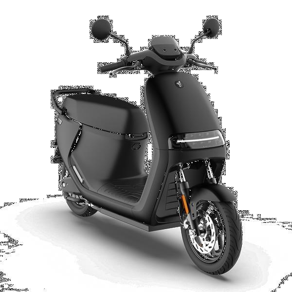 Grote foto segway e110se escooter elektrische scooter jet mat black motoren overige merken