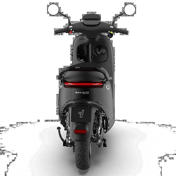 Grote foto segway e110se escooter elektrische scooter jet mat black motoren overige merken