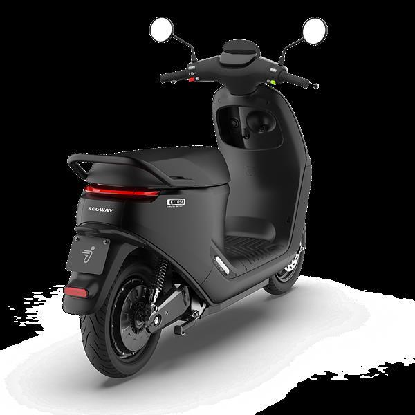 Grote foto segway e110se escooter elektrische scooter jet mat black motoren overige merken