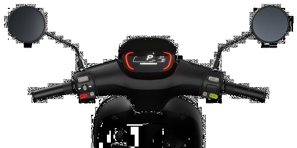 Grote foto segway e110se escooter elektrische scooter jet mat black motoren overige merken