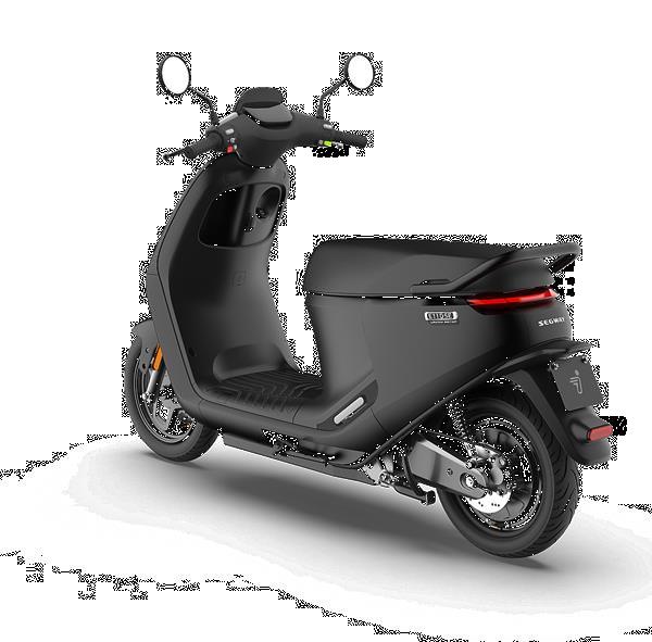 Grote foto segway e110se escooter elektrische scooter jet mat black motoren overige merken