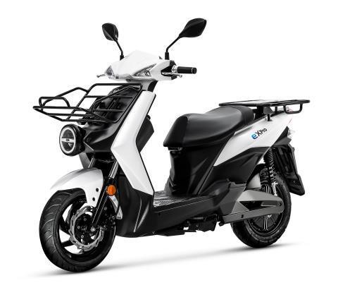 Grote foto sym e2 xpro elektrische scooter wit bij central scooters motoren overige merken