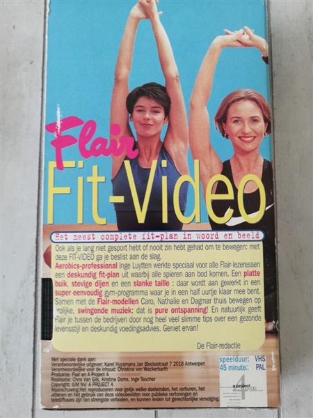 Grote foto vintage flair fit video 1995 cd en dvd documentaire tv en muziek