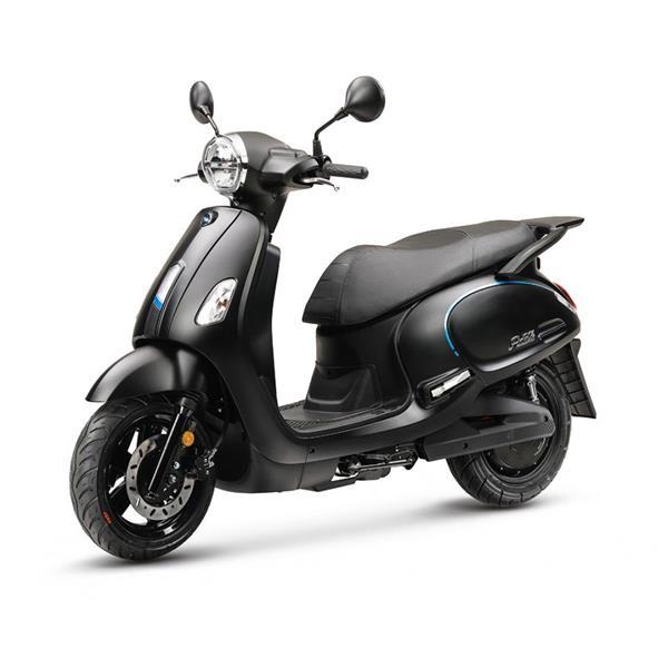 Grote foto sym e fiddle iv elektrische scooter matt black bij central motoren overige merken