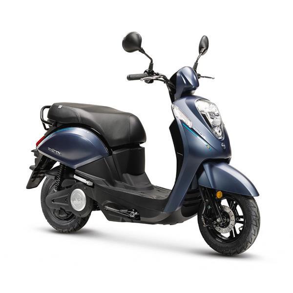 Grote foto sym e mio elektrische scooter satin submarine blue bij cen motoren overige merken