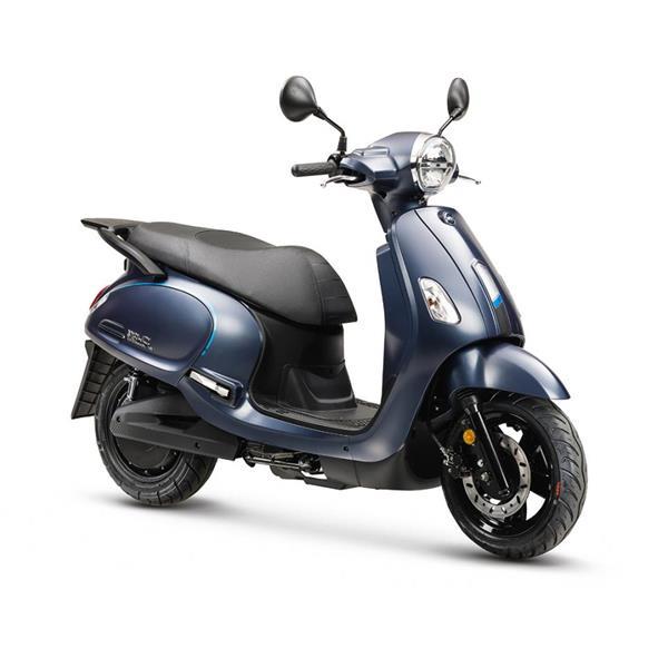 Grote foto sym e fiddle iv elektrische scooter satin submarine blue motoren overige merken