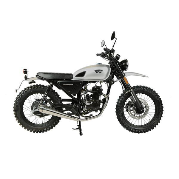 Grote foto hanway scrambler silver bij central scooters kopen 2799 0 motoren overige merken