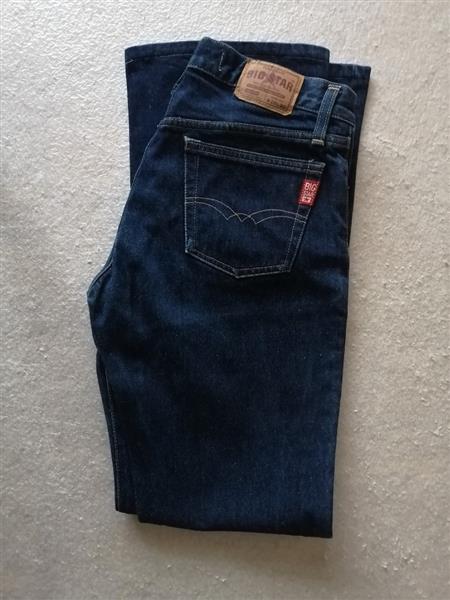 Grote foto darkwash bootcut jeans van big star w29 kleding dames broeken en pantalons