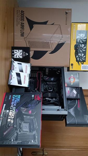 Grote foto gaming pc ryzen 9 5900x radeon rx 6800 computers en software desktop pc