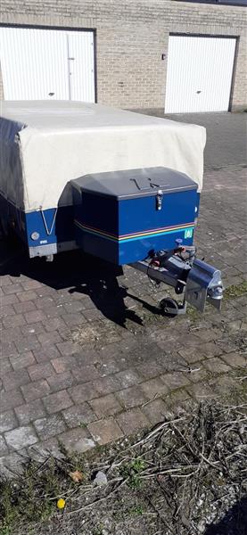 Grote foto mooie retro vouwwagen caravans en kamperen vouwwagens