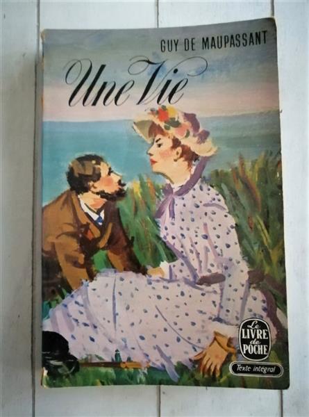 Grote foto une vie guy de maupassant gedrukt in 1965 boeken historische romans