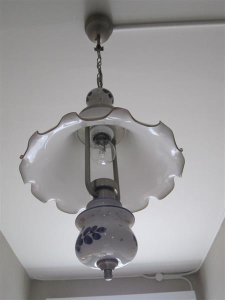 Grote foto retro hanglamp met gekarteld melkglas huis en inrichting hanglampen