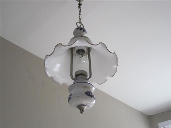 Grote foto retro hanglamp met gekarteld melkglas huis en inrichting hanglampen