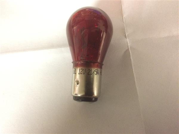 Grote foto rood gekleurde lamp 12volt 5w 21w motoren merk onafhankelijk