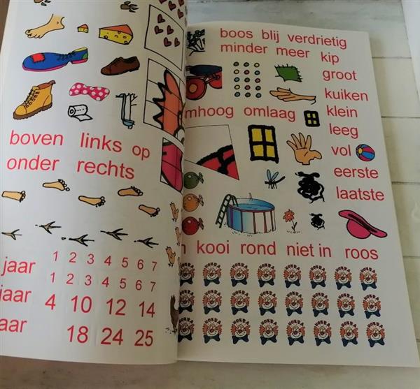 Grote foto stickerpret ik speel en leer boek 4 5 jaar boeken jeugd onder 10 jaar