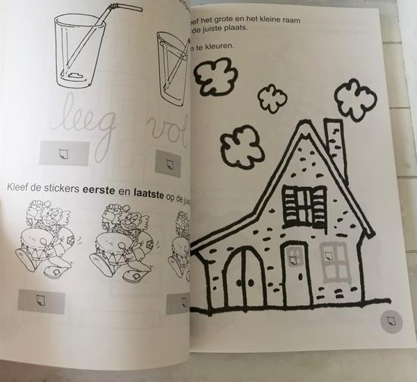 Grote foto stickerpret ik speel en leer boek 4 5 jaar boeken jeugd onder 10 jaar