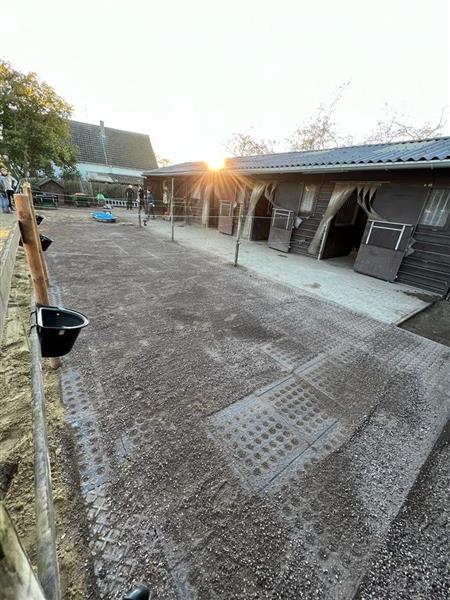 Grote foto mudcontrol gebruikte paddock platen dieren en toebehoren stalling en weidegang