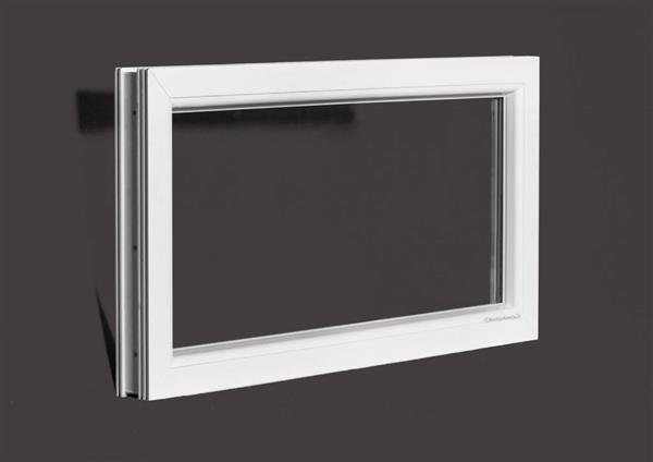 Grote foto vensters vaste ramen pvc raam b100 x h50 cm doe het zelf en verbouw kozijnen en schuifpuien