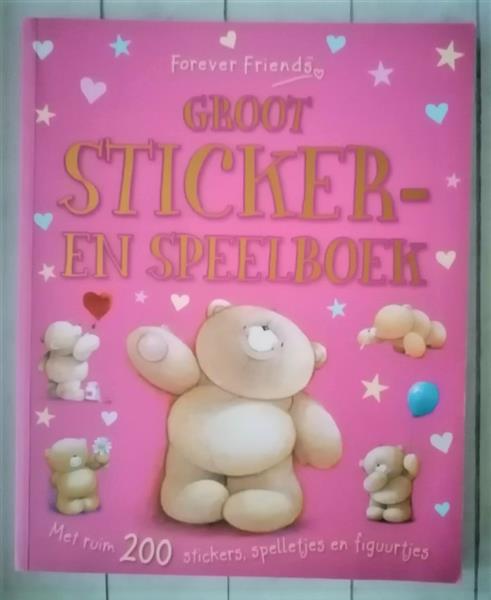 Grote foto forever friends groot sticker en speelboek 2011 boeken jeugd onder 10 jaar