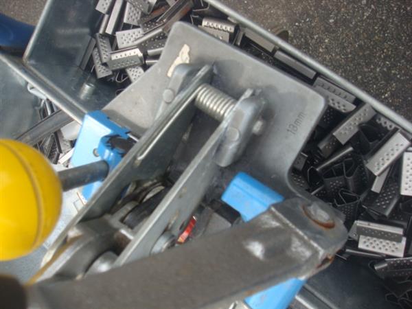 Grote foto omsnoeringset omsnoeringsband spanners haspelwagen auto diversen gereedschap