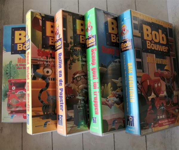 Grote foto 5 bob de bouwer vhs films perfecte staat cd en dvd kinderen en jeugd