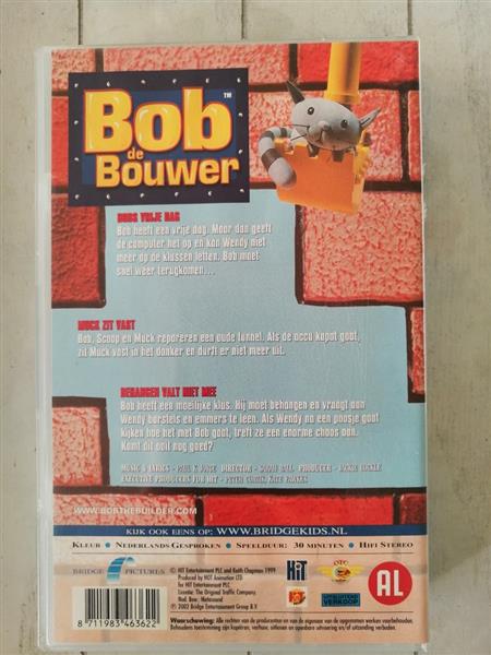 Grote foto 5 bob de bouwer vhs films perfecte staat cd en dvd kinderen en jeugd