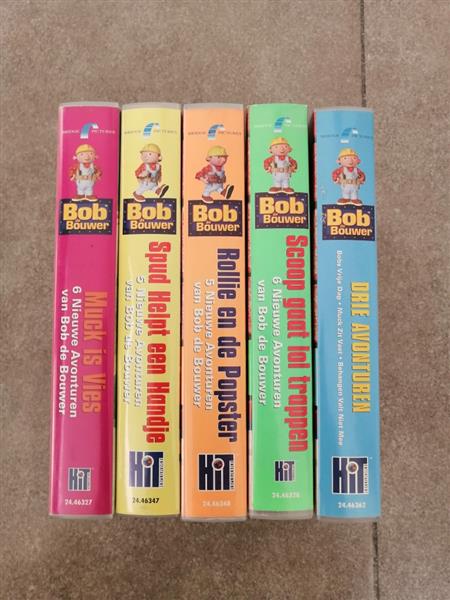 Grote foto 5 bob de bouwer vhs films perfecte staat cd en dvd kinderen en jeugd