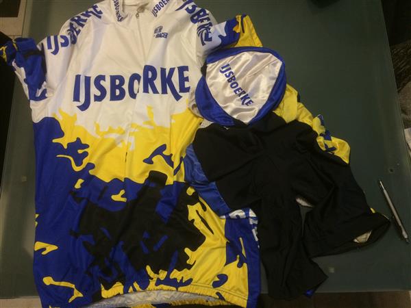 Grote foto retro koerskledij fietsen en brommers kleding