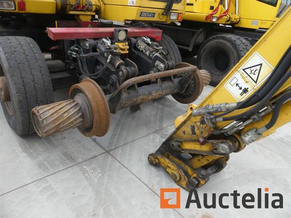 Grote foto schop road rails terex 1404 kzw doe het zelf en verbouw kranen en graafmachines