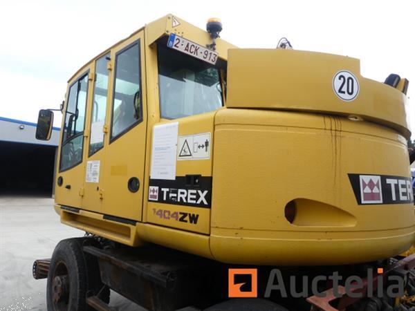 Grote foto schop road rails terex 1404 kzw doe het zelf en verbouw kranen en graafmachines