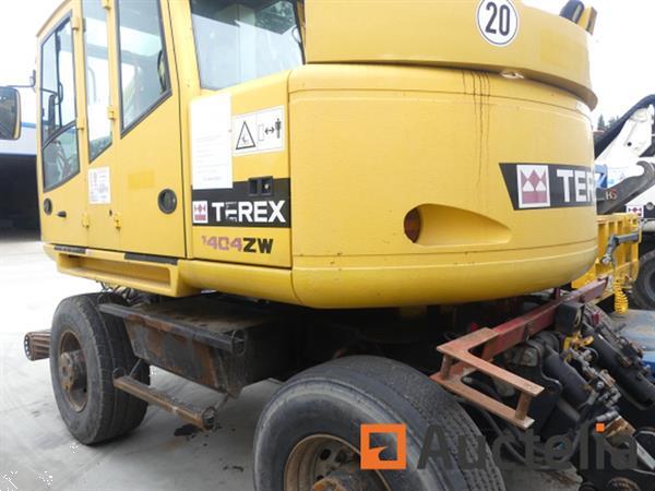 Grote foto schop road rails terex 1404 kzw doe het zelf en verbouw kranen en graafmachines