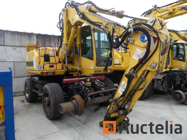 Grote foto schop road rails terex 1404 kzw doe het zelf en verbouw kranen en graafmachines